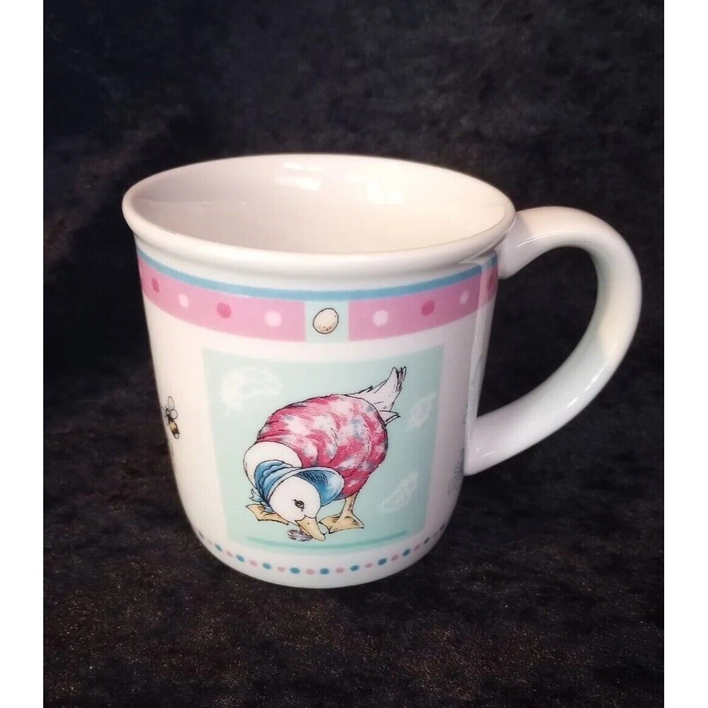 Wedgwood Beatrix Potter Jemima Puddle Duck Porcelain Coffee Mug Cup Childrens